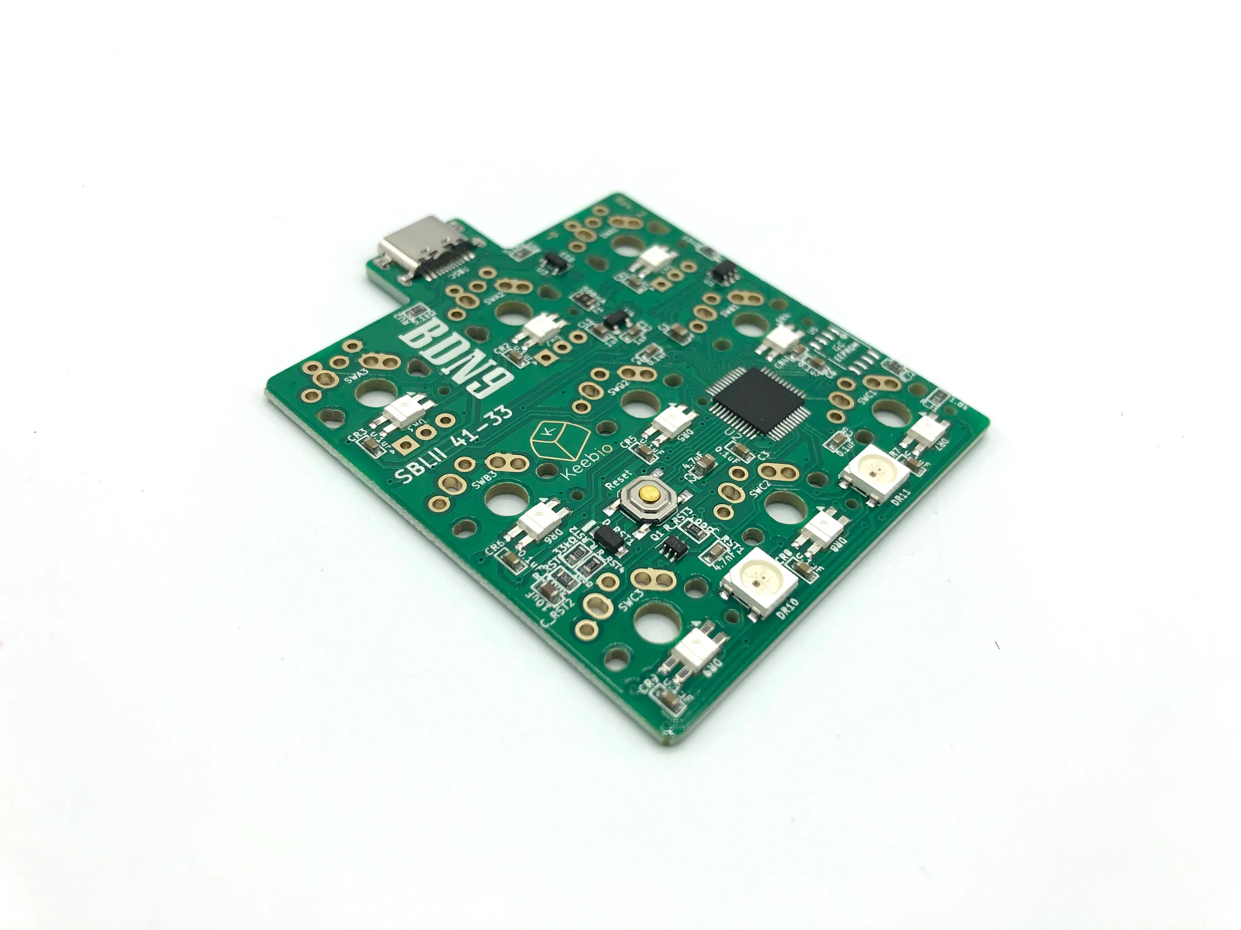 BDN9 Rev. 2 PCB - 3x3 9-key Macropad - Rotary Encoder and RGB - Image 2