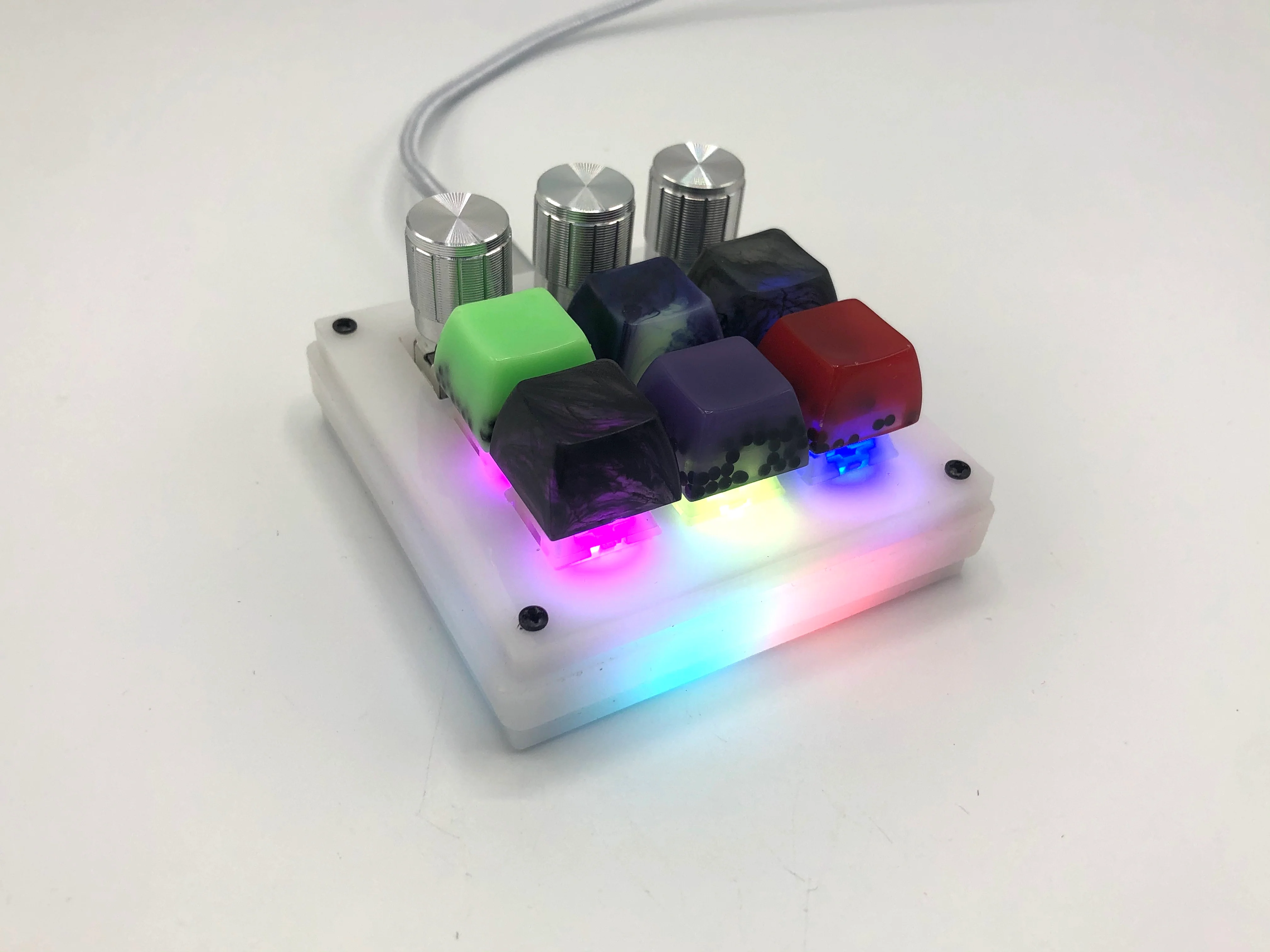 BDN9 Rev. 2 PCB - 3x3 9-key Macropad - Rotary Encoder and RGB - Image 3