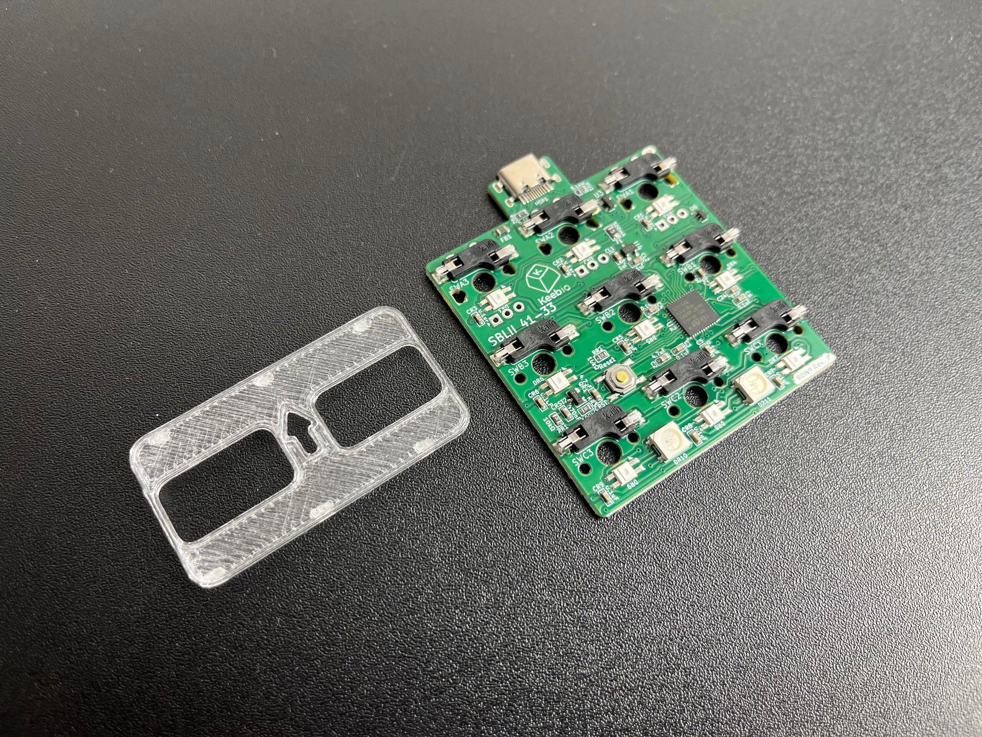 BDN9 Rev. 3 PCB - 3x3 9-key Macropad - Rotary Encoder and RGB - Image 5