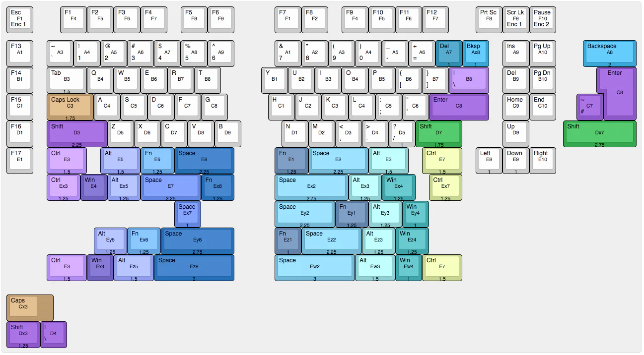 KBO-5000 PCBs - Split Staggered TKL Keyboard - Image 5