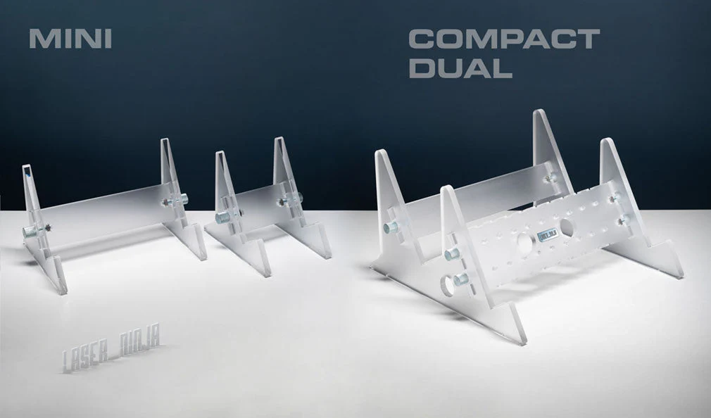 Laser Ninja Compact Dual Keyboard Stand - Image 2