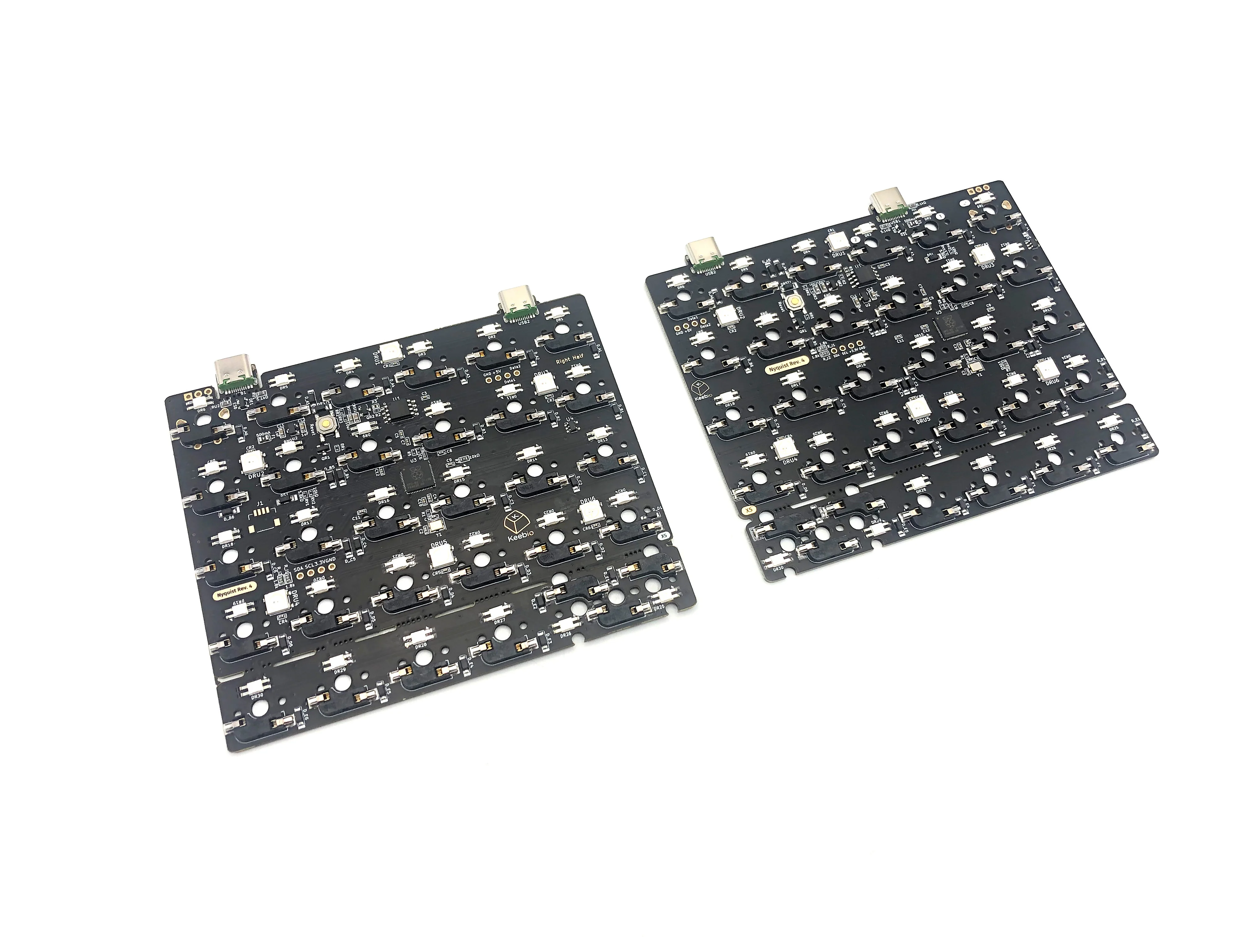 Nyquist/Levinson Rev. 4 PCB Kit - 60%/40% Split Ortholinear Keyboard - Image 3
