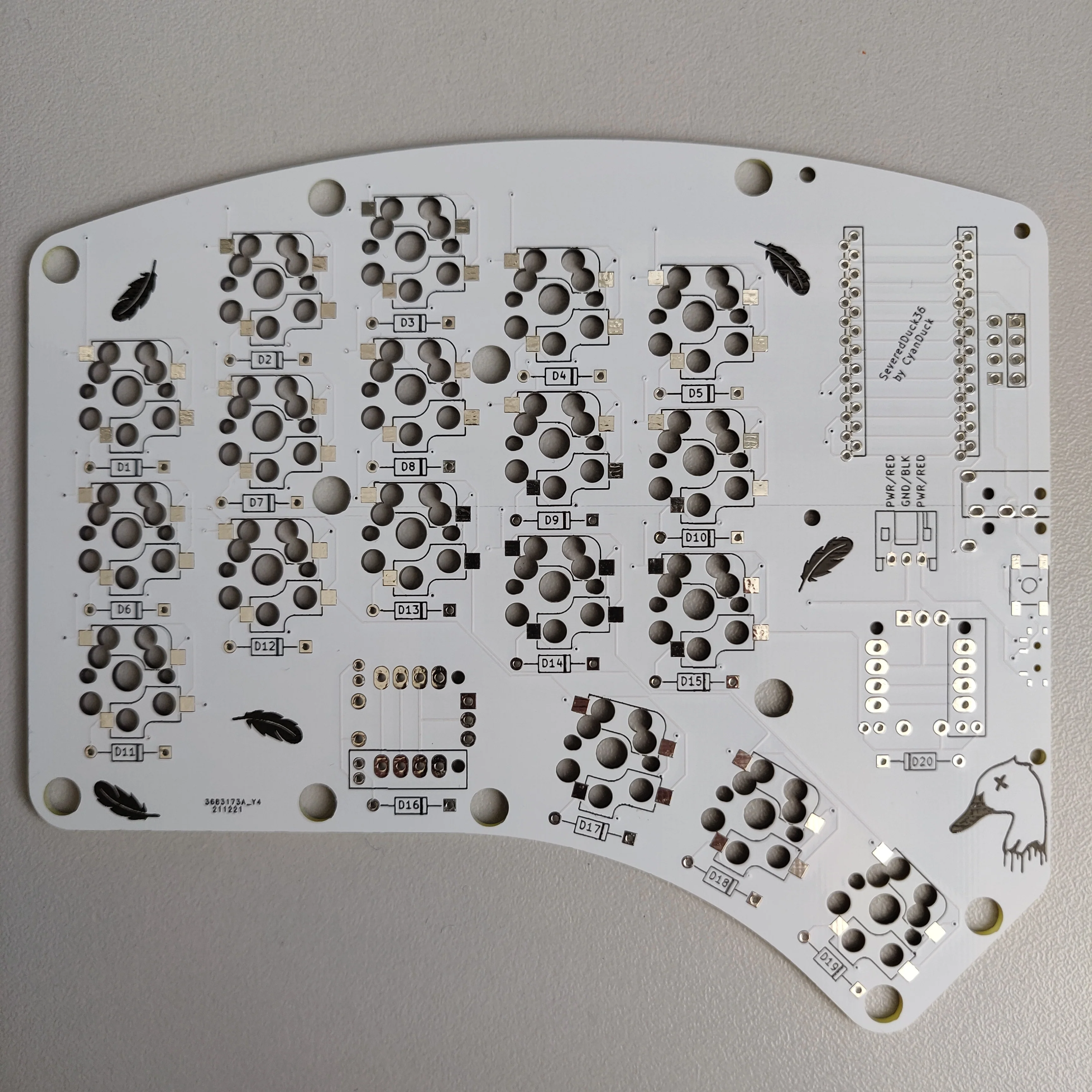 Waterfowl 36-Key Split Keyboard Kit - Image 6